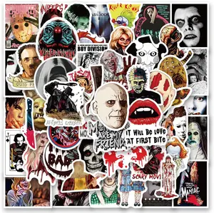 300 Pcs Horror Stickers,Horror Gifts,Horror Movie Stickers,Horror Decor,Scary Movie Gifts,Spooky Gifts