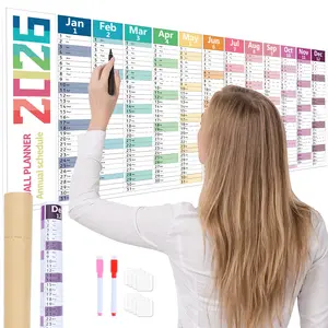 English 2026 calendar check-in original small grid calendar desk calendar college entrance examination and postgraduate entrance examination schedule plan