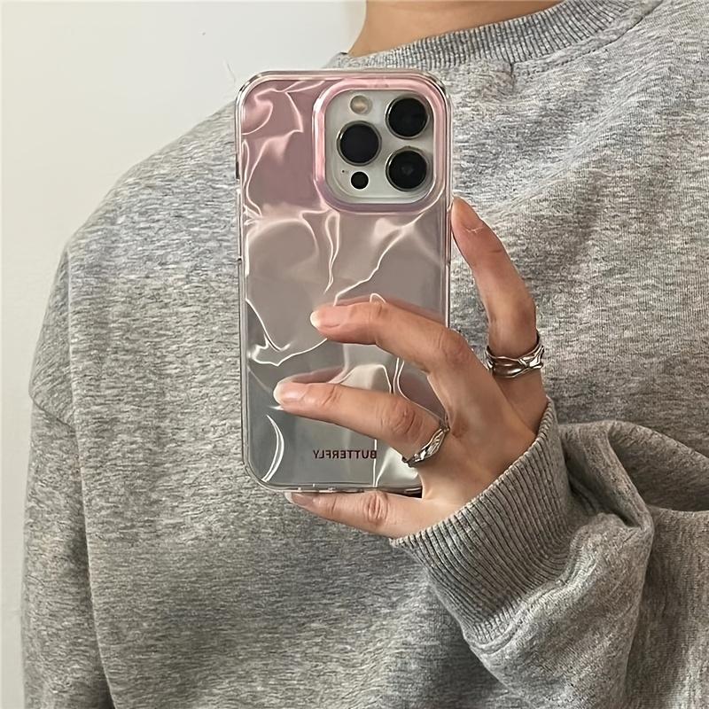 New Pink Gradient Water Ripple Mobile Phone Case Suitable for Iphone16/16Pro/16Promax/15/15Pro/15Promax/14/14Pro/14Promax/13/13