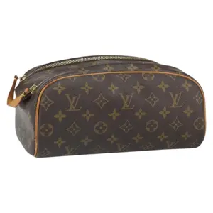 Pre-owned Louis Vuitton FINAL SALE Toiletry Bags Monogram Dopp Kit Toilet Pouch