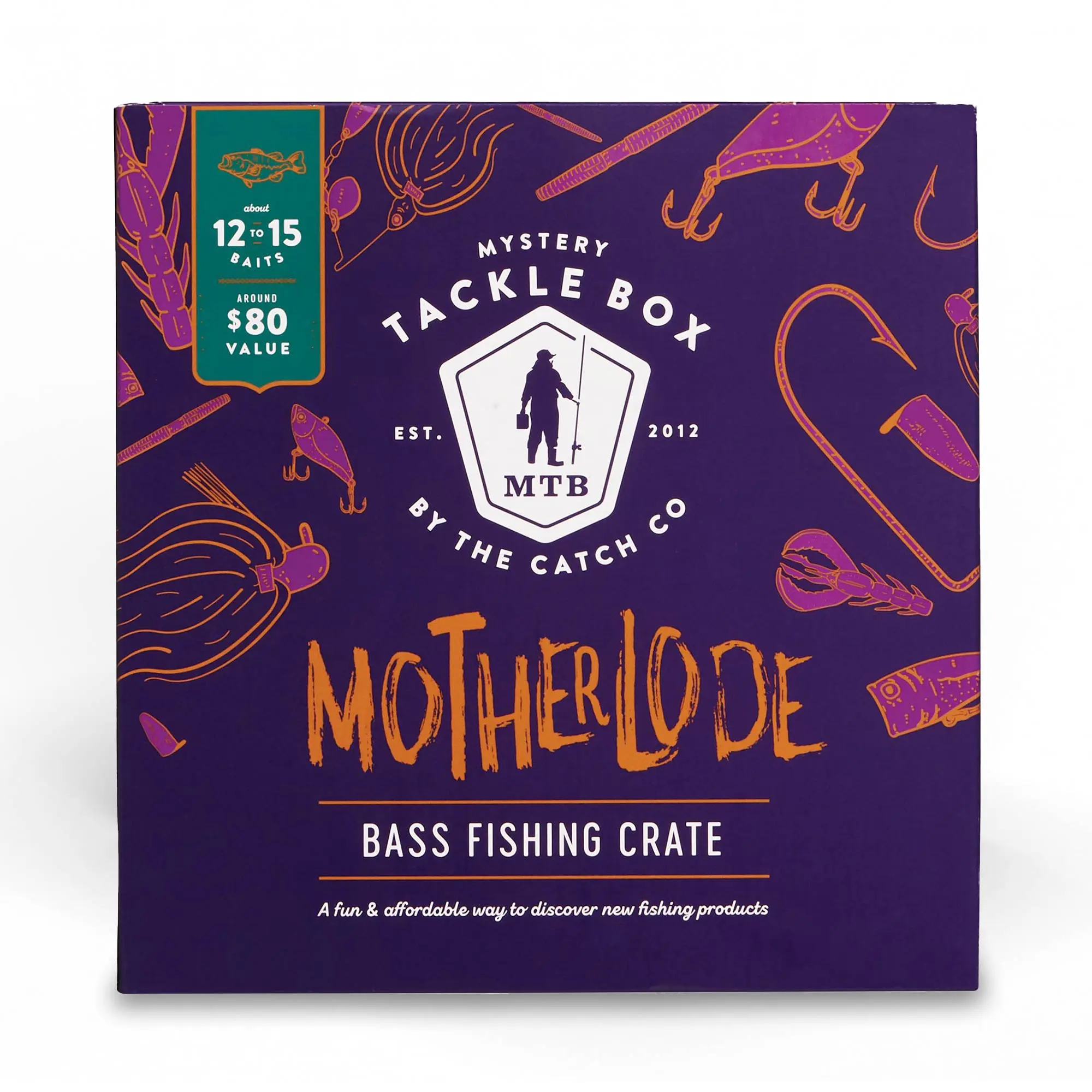 Tackle Box Motherlode Bass Fishing Crate Tackle Box Motherlode Bass Fishing Crate