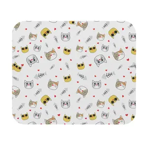 Cat Lovers Desk Mouse Pad — Cute Cat-Themed Rectangle Mouse Pad