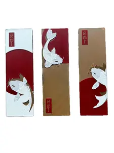 Koi Fish Bookmark Set – Elegant Trio of 3D Printed Bookmarks with Tranquil Water Designs | Symbolic Nature-Inspired Page Markers