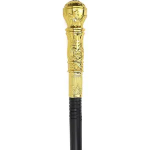 Gold Costume Walking Cane �C Elegant Prop Stick Dress Pimp Canes Costume Accessories for Adults and Kids, Gifts Kids Men Women