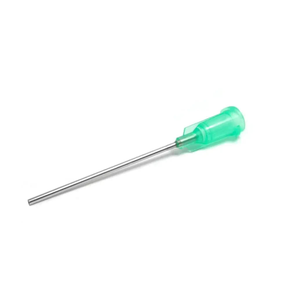 18 Gauge Industrial Blunt Tip Dispensing Needle 1.5 inch with Luer Lock,Precision Applicator (Green,50 )