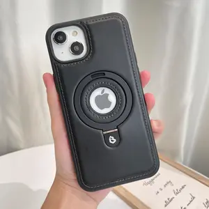 High end business magnetic bracket phone protective case