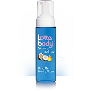 Lottabody Wrap Me Foaming Mousse - 7 Oz Hydrating Haircare Product with Moisture, Infused with Shea and Coconut