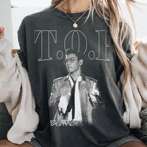 Limited TOP Unisex Shirt for Men and Women 90s : Choi Seung hyun, Kpop Idol Shirt