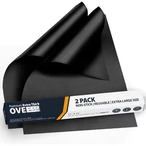 Oven Liners for Bottom of Oven - Heavy Duty Non-Stick  Mat for Electric, Gas, Toaster Ovens, Grills - BPA & PFOA Free Kitchen Accessory to Keep Oven Clean Bakeware Utensils