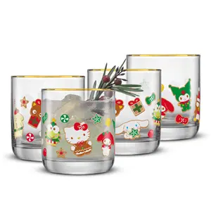 Hello Kitty and Friends Gingerbread Pals Short Glasses Hello Kitty and Friends Gingerbread Pals Short Glasses