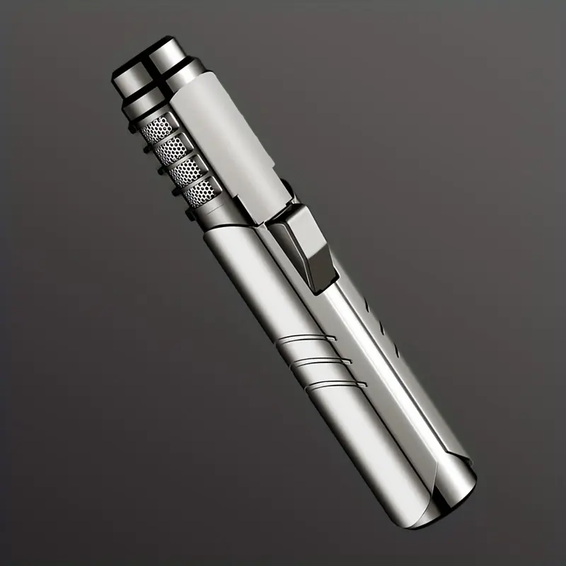 Metal Windproof Blowtorch Lighter - Refillable Butane Tool with Adjustable Powerful Blue Flame, No Gas Included, Ideal for Outdoor/Camping Use & Valentine Corporate Gifts