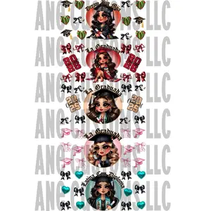 Chicana graduation uvdtf bundle Decor Decorative