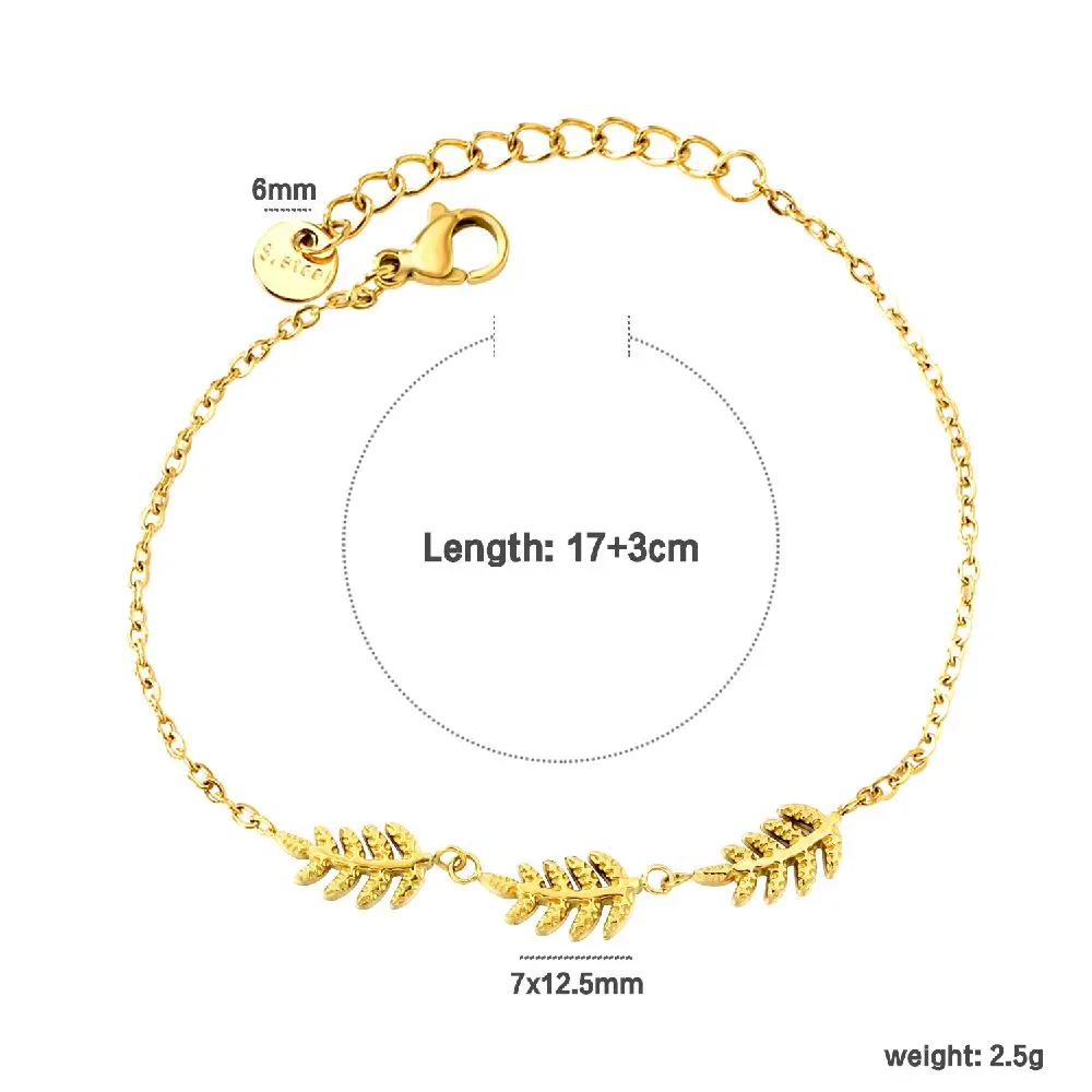 18K Gold Plated Daisy Flower Bracelet – Waterproof Stainless Steel