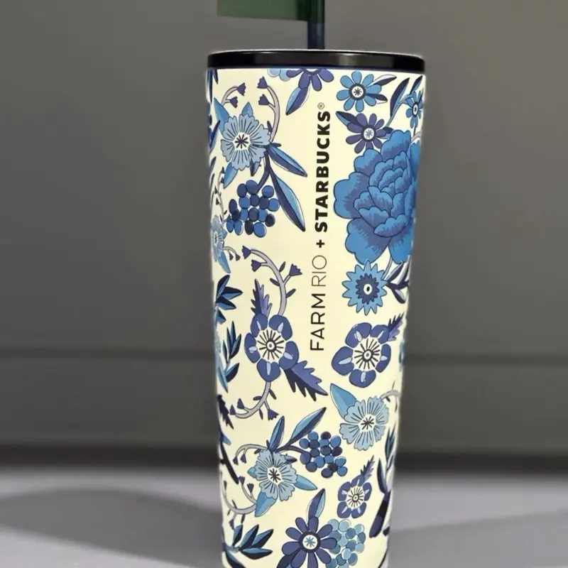 Starbucks x Farm Rio Floral Tumbler Limited Edition Summer 2025 Cup NEW -  TikTok Shop