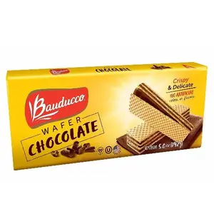 Bauducco Chocolate Wafer Snack, Crispy 5 oz Pastry for Coffee Pairing