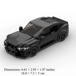 DIY Building Block Toy Car M4 Model Racing Sports Model Kit Block Assembly