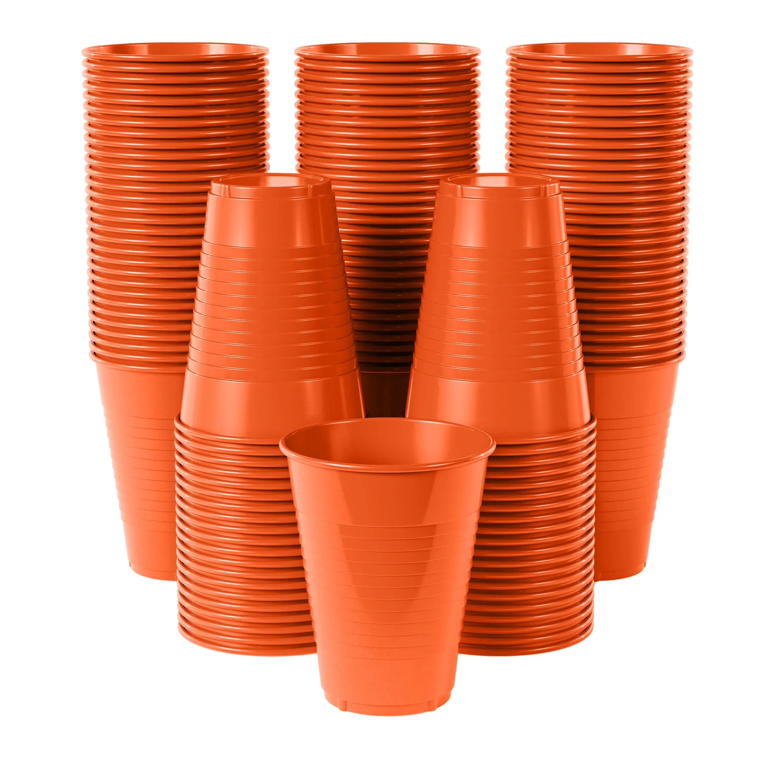 12 Oz. Orange Plastic Cups | 50 Count 12 Oz. Orange Plastic Cups | 50 Count