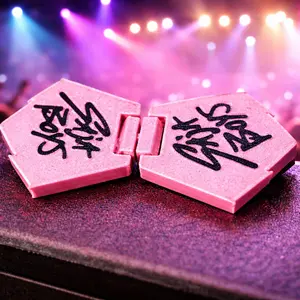 k pop Fidget Slider – 3D Printed PLA Plastic, ADHD Stress Relief Gadget