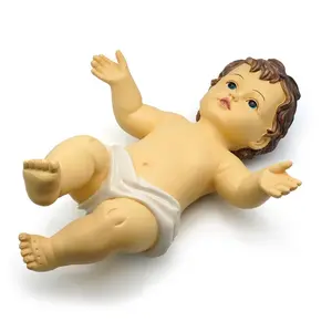 1pc 7.87inch/11.02inch Jesus Figurine Statue, Religious Nativity Holy Ornament, Home Figurines, Figure Christ Model Resin Crafts Souvenirs fake  flowers religious ornament home laundry room Decor Decoration creative small gift  Christmas