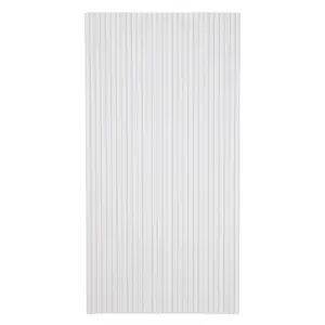 White Flexible 3D Fluted Semi-Circle Shiplap Wood Wall Panel
