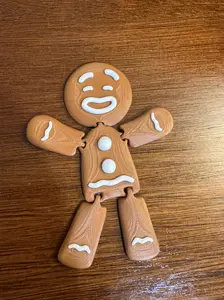 Gingerbread Man articulating fidget toy/ornament