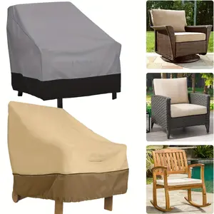 1/2/4pcs Waterproof Patio Chair Covers, Heavy Duty Oxford Fabric with PVC Coating, Dustproof Lawn Furniture Cover for Outdoor Winter Multicolor