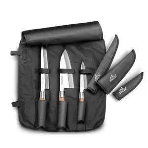 3-Piece Japanese Stainless Steel Knife Set with Case - SABATIER