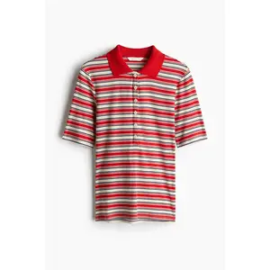H&M Ribbed polo shirt