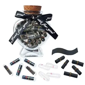 Capsule Message Paper Letter In A Bottle, 50pcs/set Capsule Letter, Romantic Gifts for Her Him Boyfriend Girlfriend, Capsule Love Letter, Gift Ideas, Personalized Present