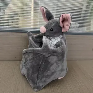 Adorable 23 Inch Big Wing Bat Plush Toy, Ultra-Soft Wingspan, Elegant Halloween Decoration for Vampire Fans, Moody Home Accents
