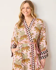 Bagheera - Eco Satin Robe - Blush