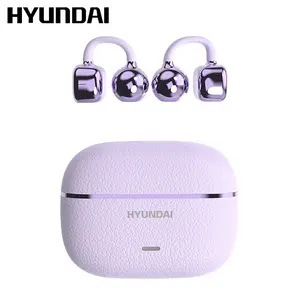 HYUNDAI C03 Clip-On Wireless Headphones with DT6.0 Pulse Directional Technology, 360° ACS Panoramic Sound, IPX5 Waterproof Audio Earbuds for Music & Phone Calls, Comfortable for Sports & Workouts