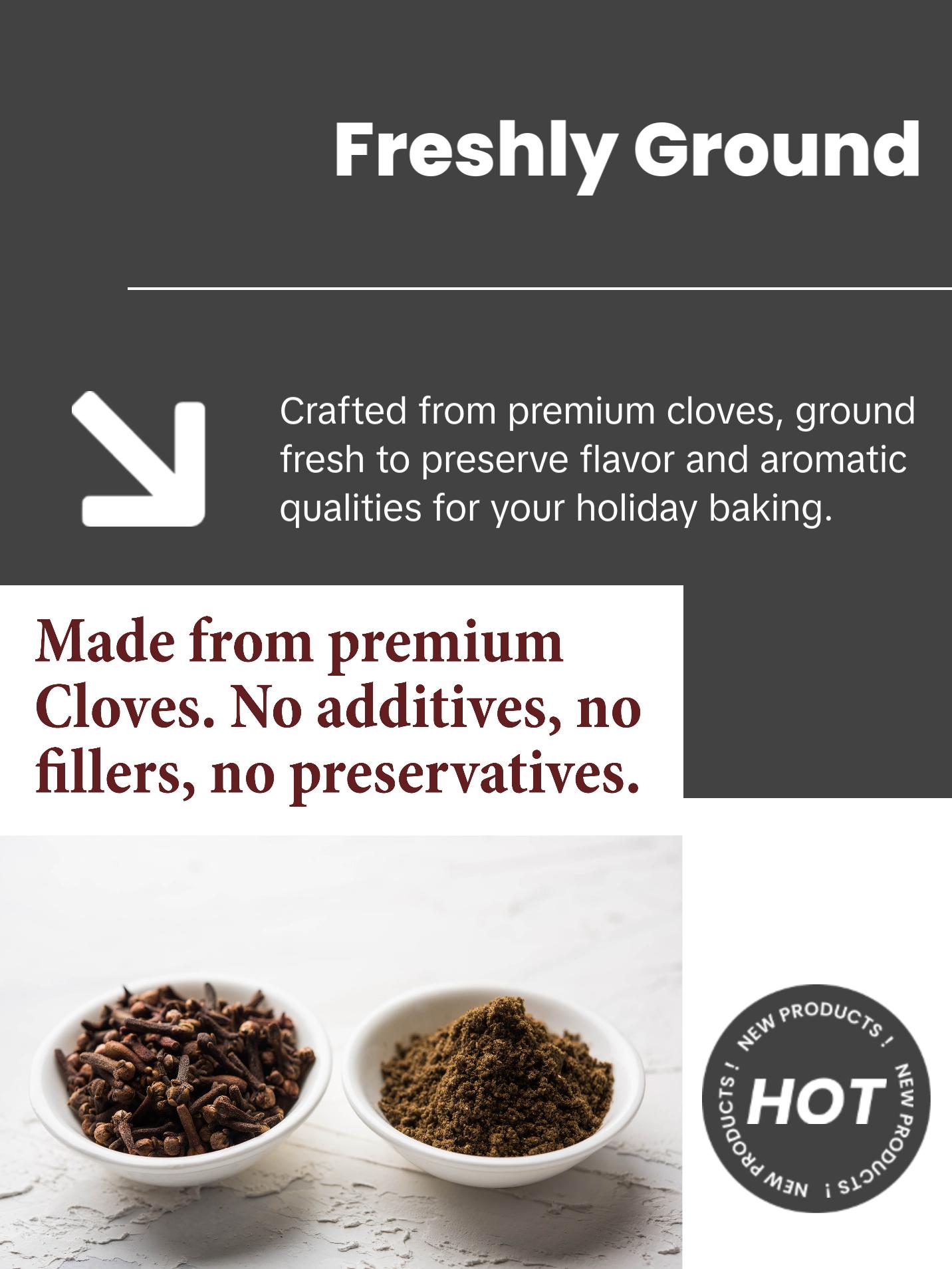 The Spice Way Ground Cloves -  Fresh Herbal Blend for Cookies & Pumpkin Pie