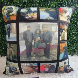 Customized Mememoiral Pillow with 13 Photos - Loving Memories