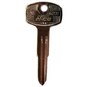 212 MAIN Kaba 62DT-X6 Replacement Ignition Key Blank - Pack of 10, Compatible with Select Automotive & Motorcycle Vehicle Models