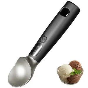 Rechargeable Ice Cream Spoon with 3 Temperature Settings, Easy to Clean, Ideal for Home Kitchen and Dessert Shops, Ice Cream Scoop