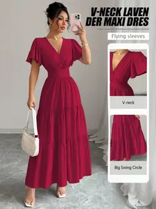Women's French Style Elegance Slimming Short Dress, Sexy Long Sleeve All-Season Wear, Perfect for Spring & Summer Fashion