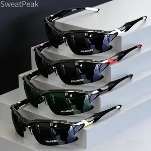 4-Pack Polarized Sports Sunglasses for Men and Women, Lightweight UV400 Wrap-Around Eyewear, Windproof & Anti-Glare, Ideal for Running, Baseball, Fishing, Golf and Outdoor Adventures