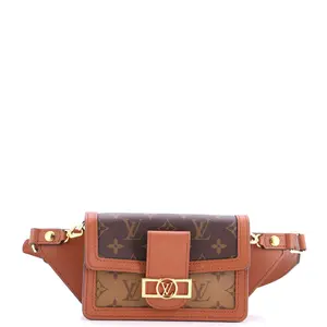 Pre-owned Louis Vuitton material Belt Bags Dauphine Bumbag Reverse Monogram Canvas by Rebag