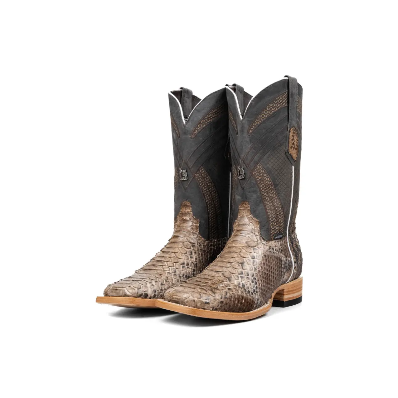 Monroe Python Exotic Square Toe Cowboy Boot