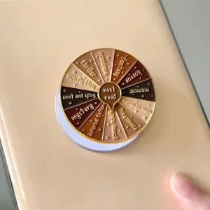 Neutral Book Genre Kindle Grip, Kindle Holder, Spinner Roulette, E-reader Accessories, Kindle Accessories, Ereader Grip, Color Wheel