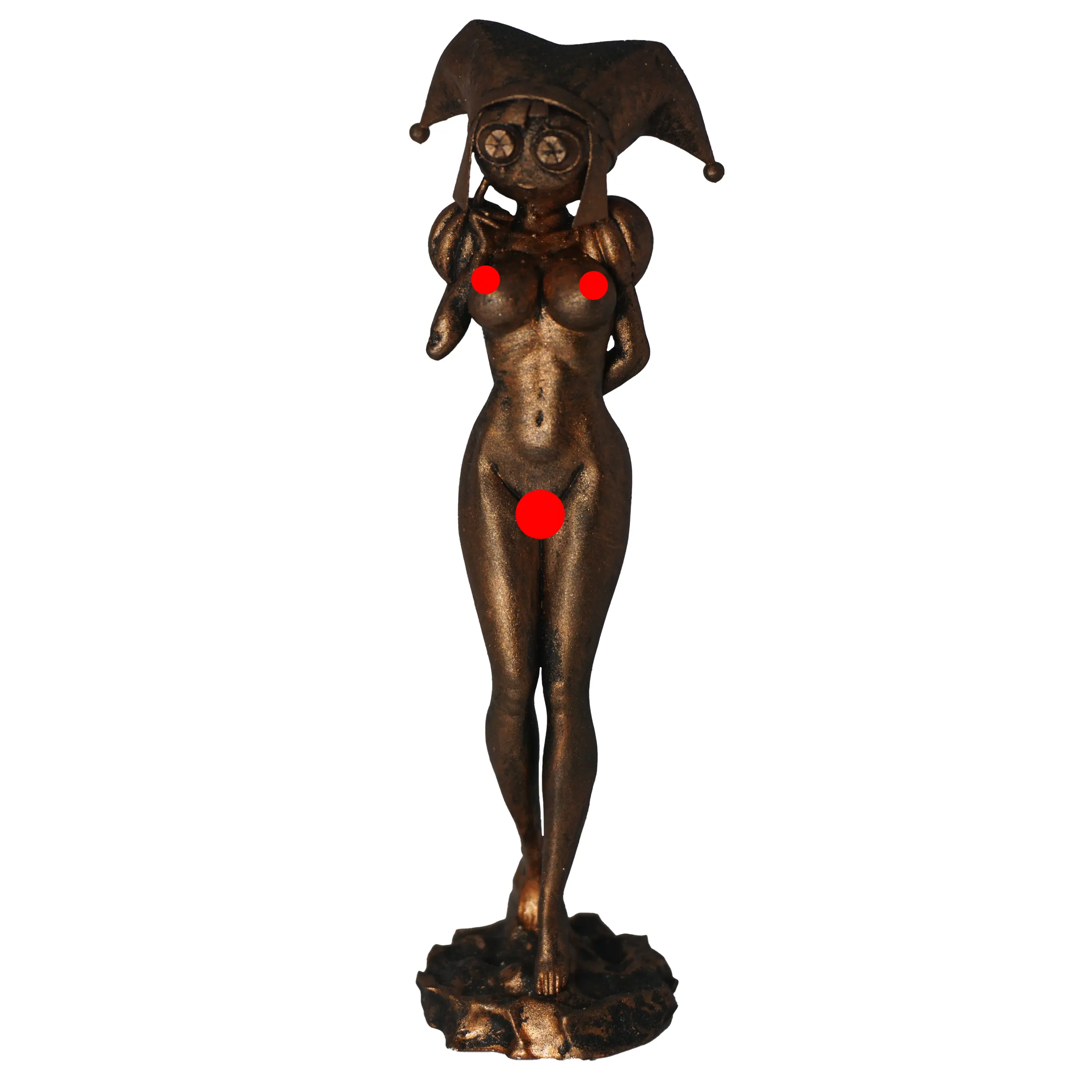 Pomni Stretchy Clown Pomma Statue Mature Version