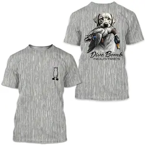 Dive Bomb Industries Duck Dog Shirt, Labrador Retriever Hunting Camo Shirt 2, Mosy Oakk Washed Bottomland Mallard Tee, Hunting Shirt, Gift for Dad, Gift For him, Hunting Season Shirt.