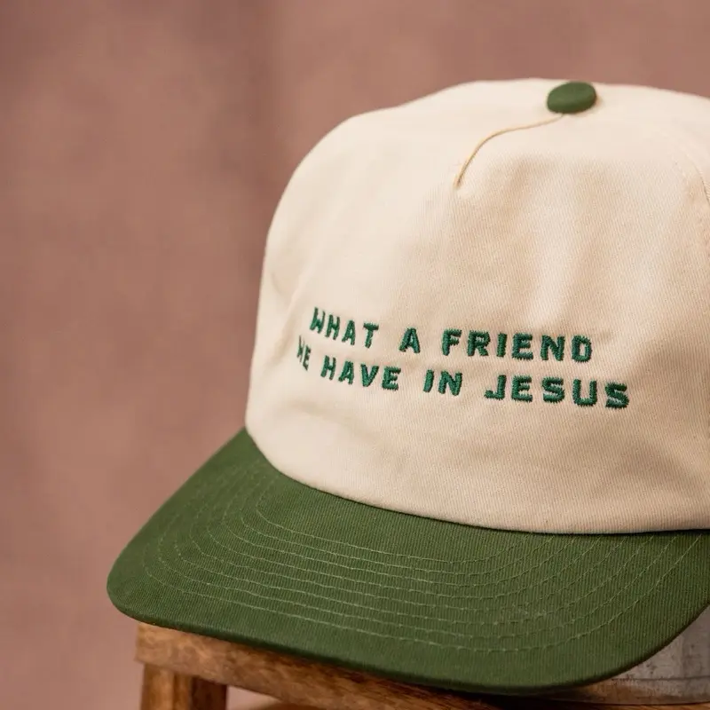 What a Friend Embroidered Hat
