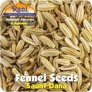 Rani Fennel Seeds (Saunf Sabut) Whole Spice 7oz (200g) All Natural ~ Gluten Friendly | NON-GMO | Kosher | Vegan | Indian Origin