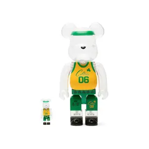 Bearbrick x Bodega x NBA Worldwide Respect Boston Celtics 100% & 400% Set