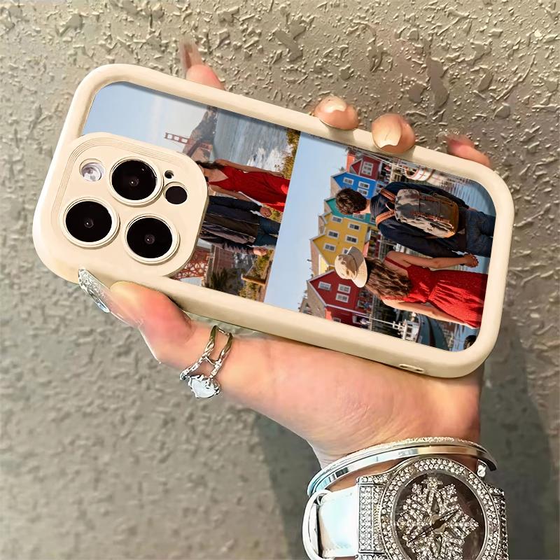 Phone case: iPhone 17/16/15/14/13/12 Pro Max, 17 Air, 17/16/15 Pro, 14/13/12 compatible; DIY photo customization matte soft phone back cover