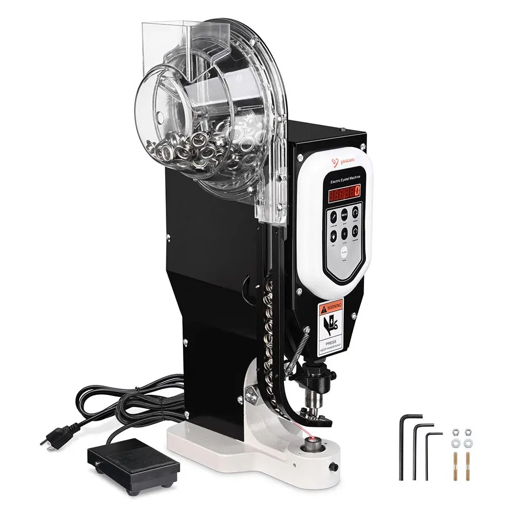 Yescom #2 Auto Grommet Press Machine with Foot Press