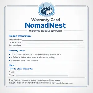 👕NomadNest Trendy T-Shirt After-Sale Warranty Certificate