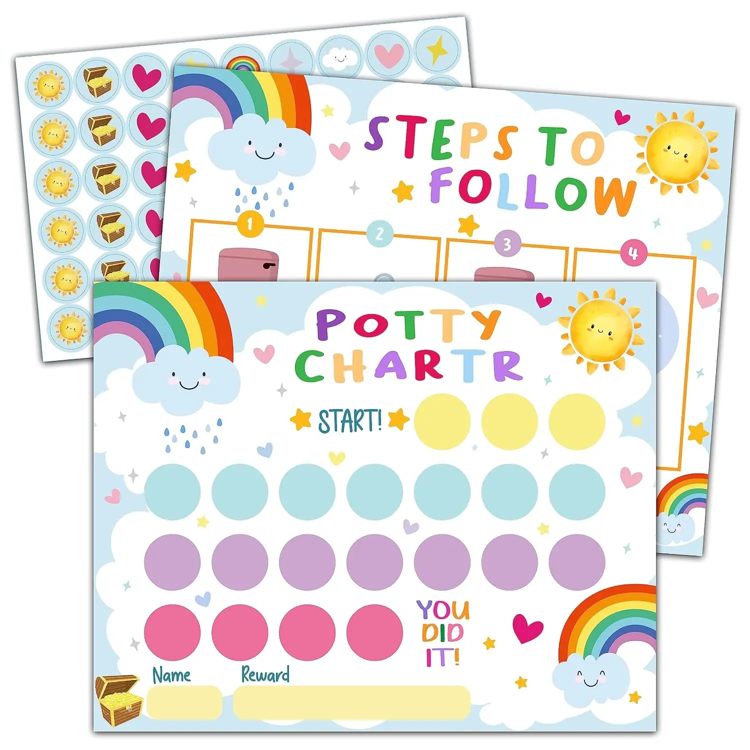 Rainbow Sunshine Potty Trainning